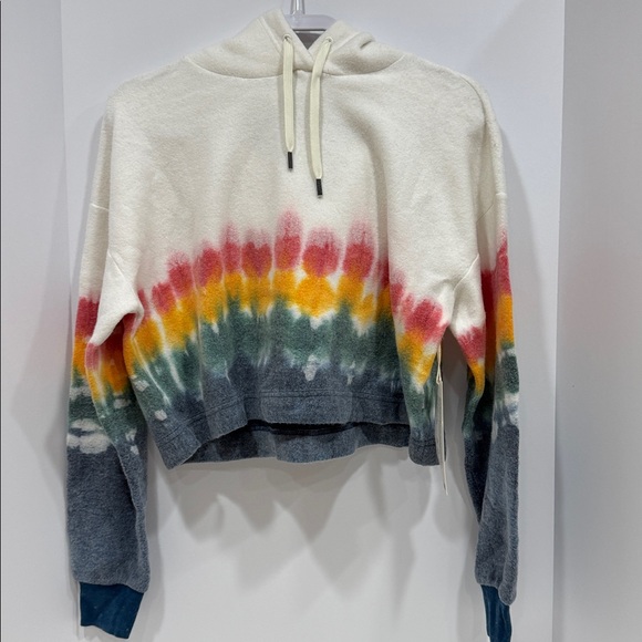 feat Tops - Feat Sunset Lover BlanketBlend Crop Hoodie Size XL NWT